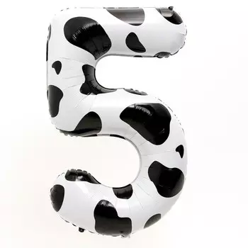 Воздушный шар фольгированный 40" «Цифра 5»