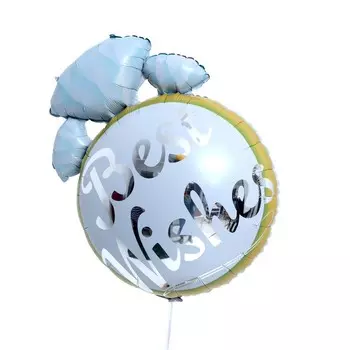 Шар воздушный фольгированный 40" «Кольцо с камнями»