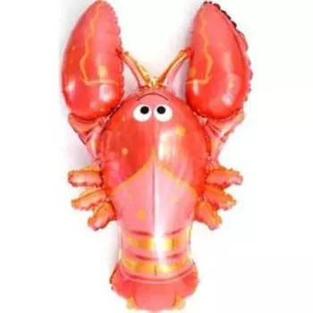 Шар фольгированный 40" «Лобстер»