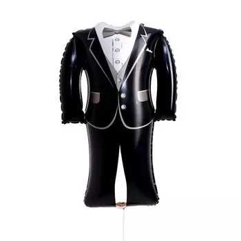 Воздушный шар фольгированный 40" «Свадебный костюм», фигура