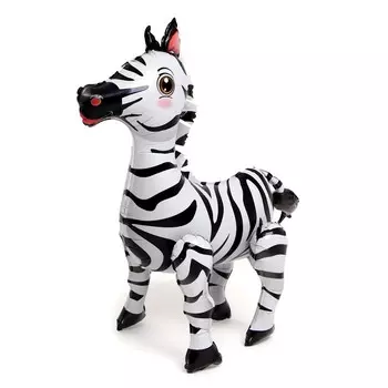 Шар фольгированный 40" «Зебра», под воздух