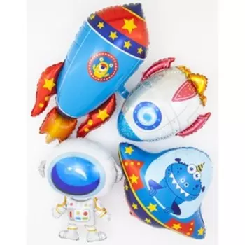 Шар фольгированный 41'' «Космическая ракета», фигура