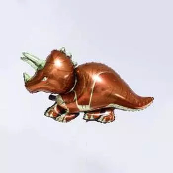 Шар фольгированный 42" «Динозавр трицератопс»