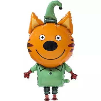 Шары воздушные фольгированные 43" «Три кота. Компот», ходячая фигура