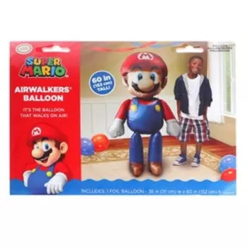Шар фольгированный 60" «Супер Марио», ходящий