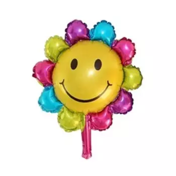 Воздушный шар фольгированный 12" «Цветочек», фигура