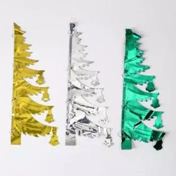 Шар фольгированный «Ёлка с колокольчиками» 2734 см, МИКС