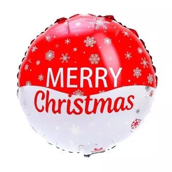 Шар фольгированный круг 18" "С Рождеством"