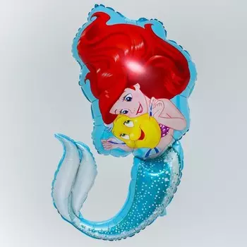 Шар воздушный "Ариэль", 16 дюйм, фольгированный, Принцессы