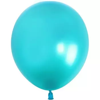 Шар латексный 10", пастель, 100 шт., карибский голубой