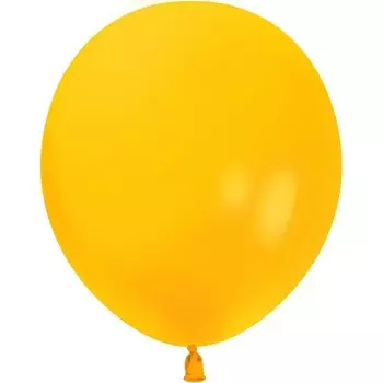 Шар воздушный латексный 10", пастель, 100 шт., лимонный