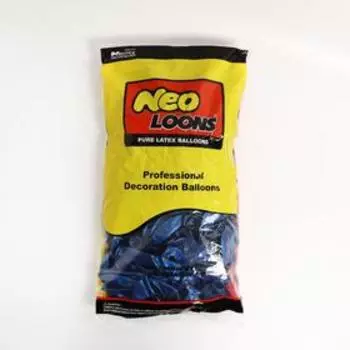 Шар латексный 10", перламутровый, набор 100 шт., цвет синий