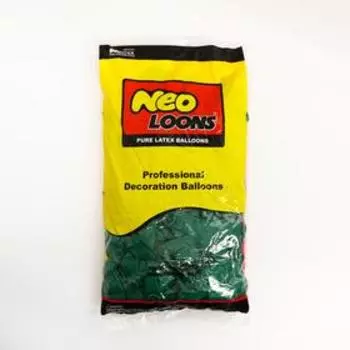 Шар латексный 10", стандарт, набор 100 шт., цвет темно-зеленый