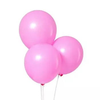 Шар латексный 12" 2,8 гр., цвет розовый