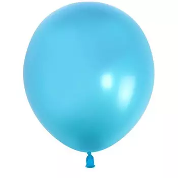 Шар латексный 12" Арктический синий, пастель, набор 50 шт.