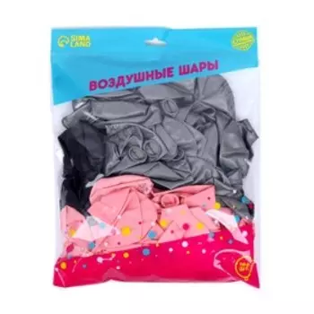 Воздушный шар латексный 12" "Доченька, С Днём Рождения", 100 шт.