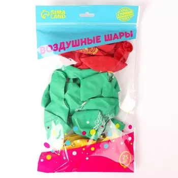Шар латексный 12" «Друзья», 1 ст., 25 шт.