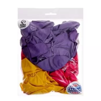 Шар латексный 12" «Любимые соц.сети» 50 шт.