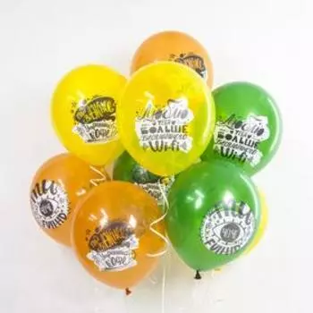 Шар латексный 12" «Люблю тебя больше, чем Wi-Fi», пастель, 1-сторонний, набор 25 шт., МИКС