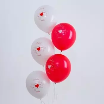 Шар латексный 12" «Любовный пазл», 50 шт.