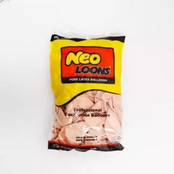 Шар латексный 12", макарун, набор 50 шт., цвет телесный