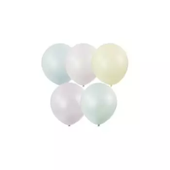 Шар латексный 12" "Макарун", пастель, набор 100 шт., цвета МИКС