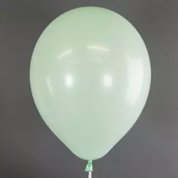 Шар латексный 12", макарунс, 100 шт., нежная мята