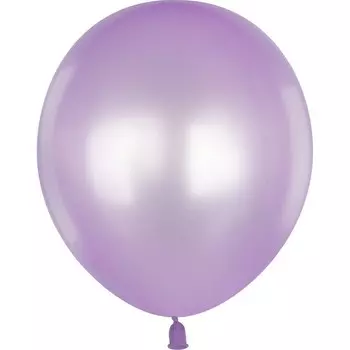 Шар латексный 12", металлик, 100 шт., лаванда