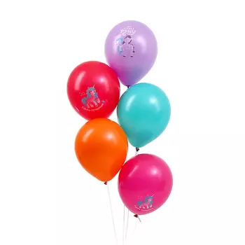 Воздушный шар латексный 12" «Мой маленький Пони» цветной принт, набор 5 шт.