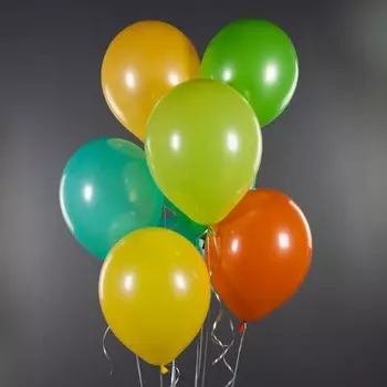 Шар латексный 12", пастель, 100 шт., лимонный