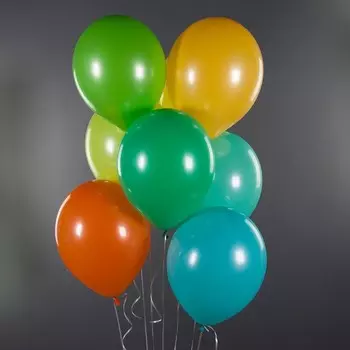 Шар латексный 12", пастель, 100 шт., зелёный