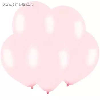 Шар латексный 12", пастель, набор 100 шт., цвет нежно-розовый