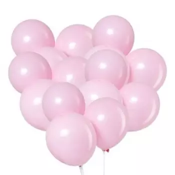 Воздушные шары латексные 12", пастель, 100 шт., светло-розовые