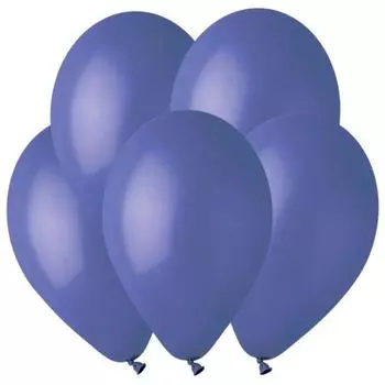 Воздушные шары латексные 12", 100 шт., синий
