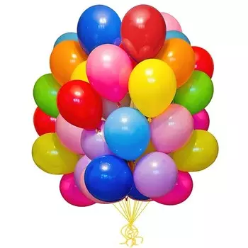 Шары воздушные латексные 12", пастель, набор 12 шт., цвета МИКС