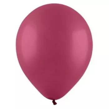 Шар латексный 12", пастель, набор 25 шт., цвет бордовый