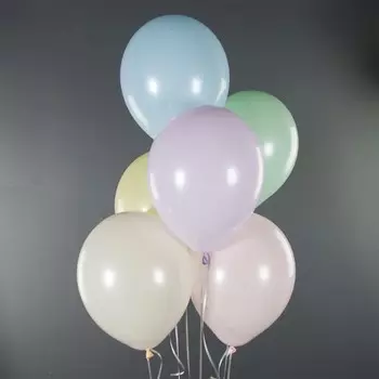 Шар латексный 12", пастель, ретро, 100 шт., слоновая кость