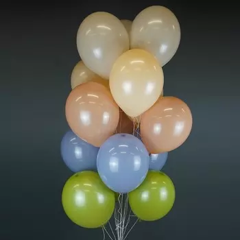 Шар латексный 12", пастель, ретро, 100 шт., белый песок