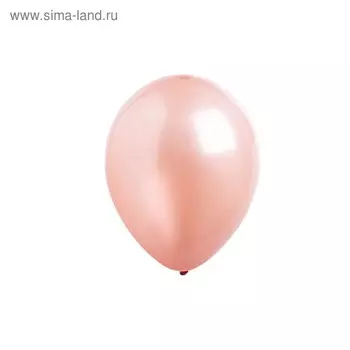 Шар латексный 12", перламутр, набор 50 шт., цвет розовое золото