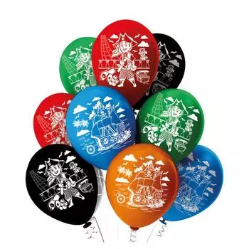 Шар латексный 12" «Пиратский корабль», пастель, 2-сторонний, набор 50 шт., МИКС