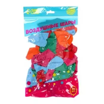 Шар латексный 12" «Поздравляю», 50 шт.