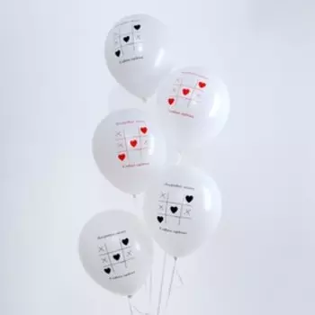 Шар латексный 12" «Признание в любви», 5 шт.