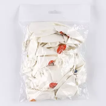 Шар латексный 12" «С днём рождения», мопс, 25 шт.