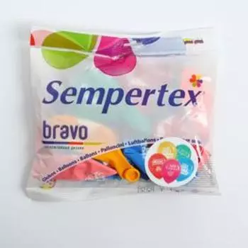 Шар латексный 12" «С днём рождения! Тортики», пастель, 5-сторонний, набор 25 шт., МИКС