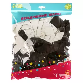 Шар латексный 12" «С ДР. Пожелания», МИКС, набор 100 шт.