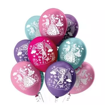 Шар латексный 12" «Сказочный замок», пастель, 2-сторонний, набор 50 шт., МИКС