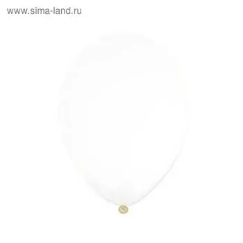 Шар латексный 14", кристалл, набор 25 шт., прозрачный