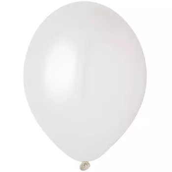 Шар латексный 14", металлик, набор 25 шт., цвет жемчужный