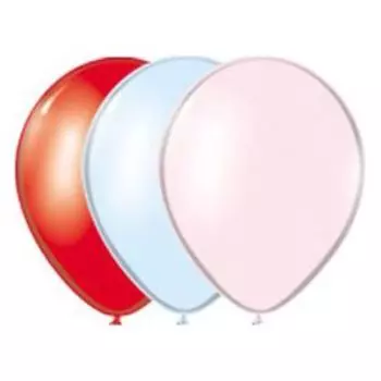 Воздушные шары латексные 14", пастель, 50 шт., МИКС