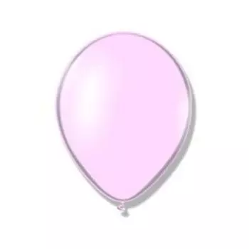 Шар латексный 14", пастель, набор 50 шт., розовый